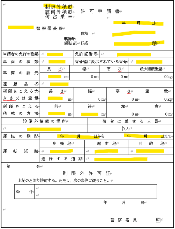 トラックに積んだ荷物の長さがはみ出したら制限外積載許可が必要death 材木の製材と乾燥にこだわる材木屋 千葉県八街材木置き場からのメッセージ