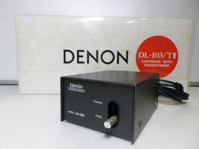 DENON / AU-305】 MCカートリッジ用昇圧トランス