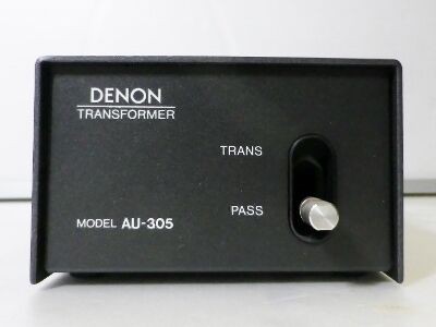 デノンMC カートリッジ用昇圧トランスAU-305動作良好 デノンMC カートリッジ(DL- 103等)用昇圧トランス AU- 305