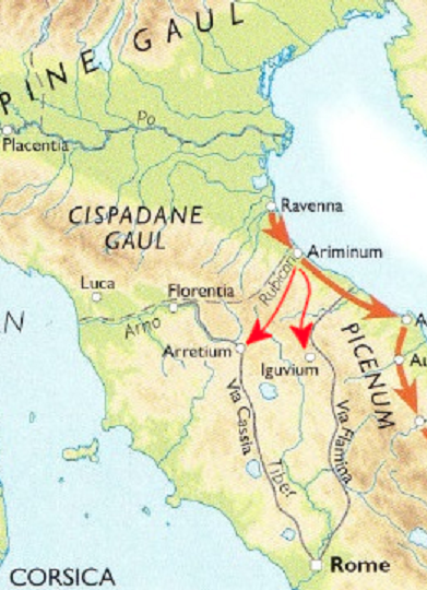 ポンペイウスの対カエサル戦略 イタリア戦役 戦史の探求