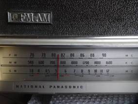 ナショナルパナソニックRE-860 FM-AM 3-BAND 真空管ラジオの周波数特性