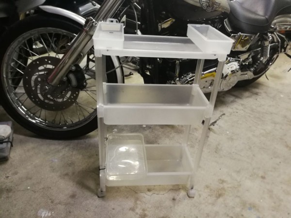 狭い車庫で快適に作業するための一工夫 簡易工具カートの製作 Tady S Junkyard