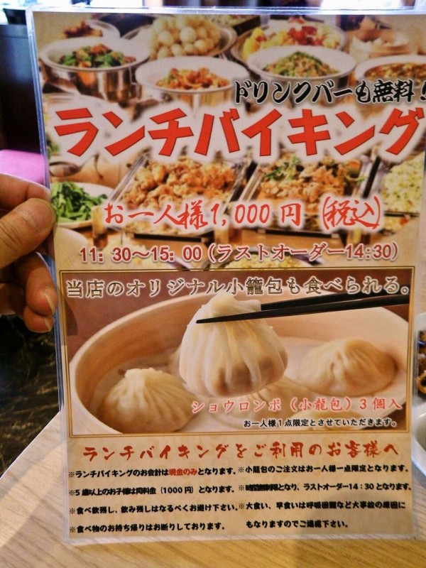 ランチは昼に立ち寄った新橋の近くの中華のランチバイキングの九寨溝へ 新橋 寝溜め食い溜め