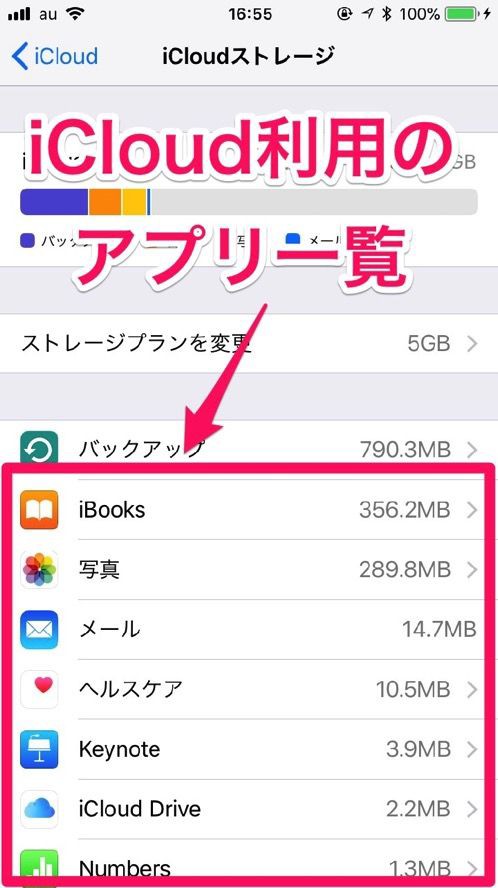 icloud ショップ その他の書類 削除