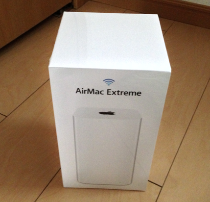 新品未開封！　アップル　エアマック　エクストリーム　AirMac Extreme 新しい AirMac Extreme を購入！ 大きさは？質感は？ 〜開封の議