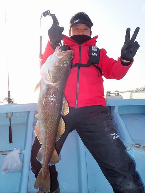 絶好釣 岩手三陸 喜多丸 マダラジギング２０１８年2月24日 ２５日 菅原正志の 世田谷漁報