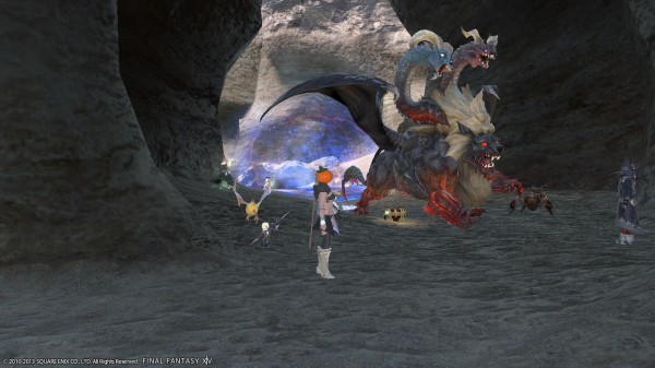 Ff14 G5のトレジャーハントにいったらキマイラさんに襲われたでござる はるぼーど