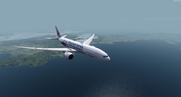 Taka's Repaint World】JAL 777-200 TOKYO2020特別塗装（共同