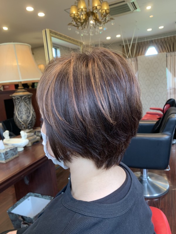 【ベスト】 40 代 ヘア カラー メッシュ インスピレーションのための髪型画像Arinekamigata