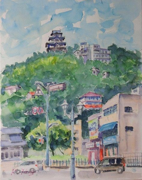 風景画スケッチ　尾道風景画 尾道風景 : takaの新風景画2