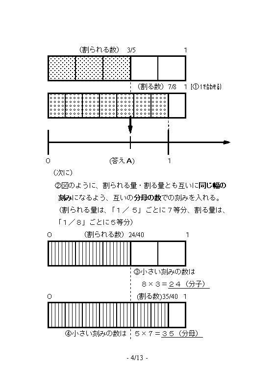 分数の割り算には 主に三つの考え方 堀隆志のblog