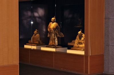 舘野弘青　東方朔・木彫　桃仙人　北村西望　佐藤朝山 舘野弘青 東方朔・木彫 桃仙人 北村西望 佐藤朝山
