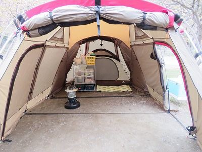 タシーク エクステンション 初張りレビュー : キャンプ場と