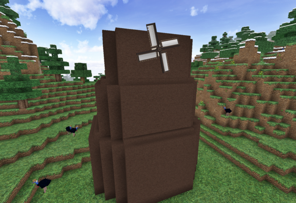 山岳建築 シマウマチックな風車を作った ここはオランダか マイクラ 匠の部屋