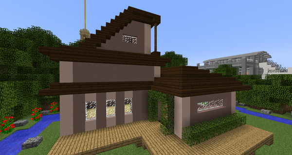 マイクラ 森に囲まれた家 庭付き マイクラ 匠の部屋