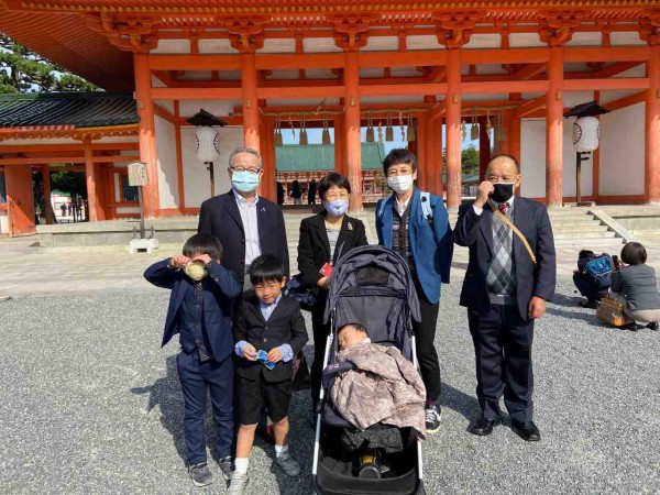 平安神宮で七五三 前編 Tamanegirunnersのブログ 平安神宮で七五三 前編 Tamanegirunnersのブログ