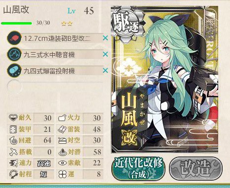 艦これ 16秋イベントで追加された新規艦娘スペック比較まとめ 艦これ速報 艦隊これくしょんまとめ