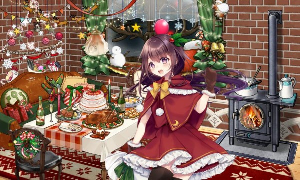 艦これ 如月ちゃんのクリスマスmodeかわいいにゃし 艦これ速報 艦隊これくしょんまとめ