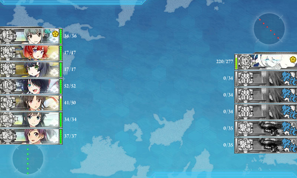艦これ 潜水新棲姫ってたまにめっちゃ避けるよね 艦これ速報 艦隊これくしょんまとめ