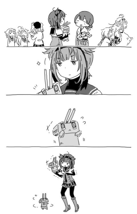 艦これ 最近気づいたんだけど長10cm砲ちゃんって可愛くね 艦これ速報 艦隊これくしょんまとめ