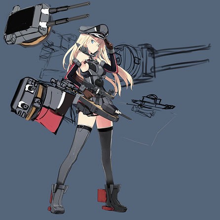 艦これ 島田フミカネ氏が個人的に描いたビスマルクの描き下ろし 他なごみネタ 艦これ速報 艦隊これくしょんまとめ