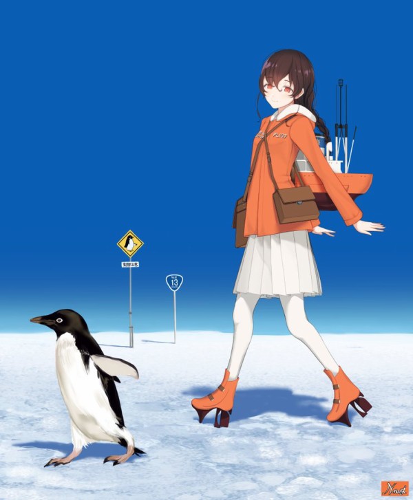 艦これ ペンギンと踊る宗谷ちゃん 他なごみネタ 艦これ速報 艦隊これくしょんまとめ