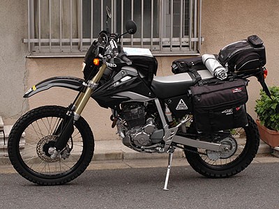 Xr250 リアサス調整 たにし大記録