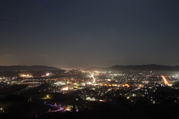 船岡城址公園からの夜景は良かった 仙台人が仙台観光をしているブログ