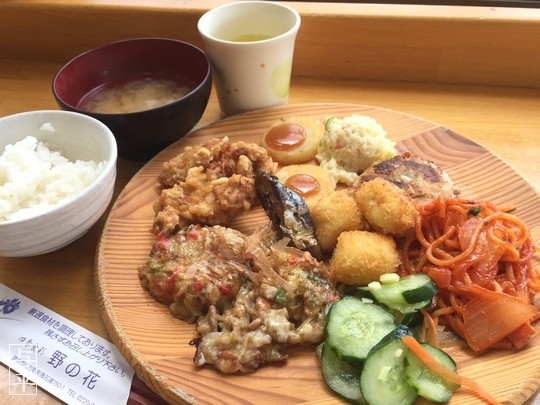 ランチバイキング 道の駅みなみかたもっこりの里 四季食彩 野の花 仙台人が仙台観光をしているブログ