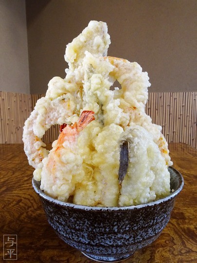 山盛り！「天丼」、天ぷら処・大漁－松島町 : 仙台人が仙台観光をして