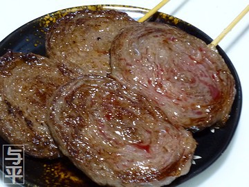 八木山の海老沢精肉店の仙台牛ロールステーキ 仙台人が仙台観光をしているブログ
