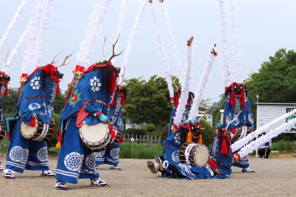 みちのく鹿踊大会見物2010 2 2 仙台人が仙台観光をしているブログ