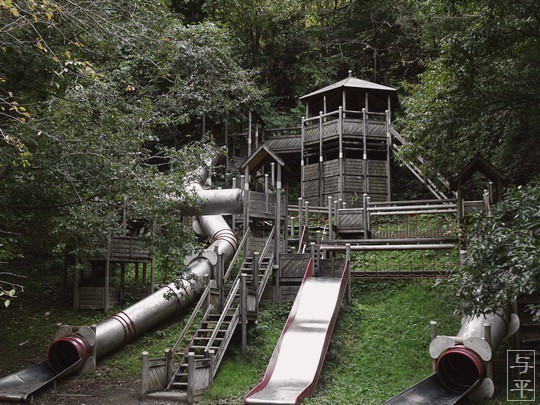三滝堂公園のアスレチック遊具の画像 仙台人が仙台観光をしているブログ