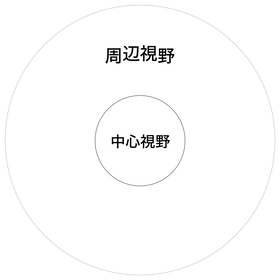 周辺視野もつかう 見えてる色の多くは脳の思い込み Newton 09号 発想法 情報処理と問題解決