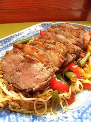 鴨胸肉の五香粉焼きとジャムで作るザクロソース 異邦人の食卓