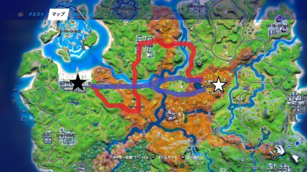 Fortnite シーズン６ スウェティサンズからコロッサルクロップスまで乗り物から降りずに移動する エピックw5 チャプター２ ゲームいろいろ 人生いろいろ ﾌｫｰﾄﾅｲﾄ ﾏｲｸﾗetc