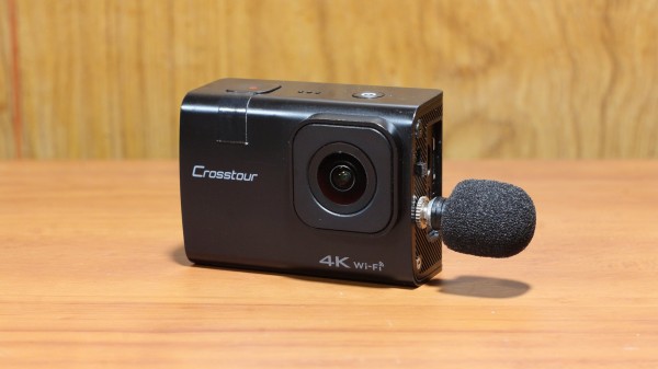 アクションカメラ Crosstour CT9500(改) 購入したモノラル3.5mm
