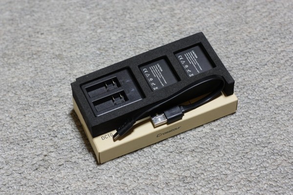アクションカメラ Crosstour CT9500(進化版) バッテリーと充電器