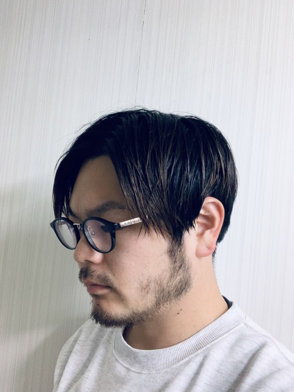 髪型 今風七三分け ネオ七三 サイドにツーブロックを添えて メンズカットメンズヘア 府中調布のbarber 短髪 メンズショートが得意 Tashiro Mix Hair 武蔵野台白糸台