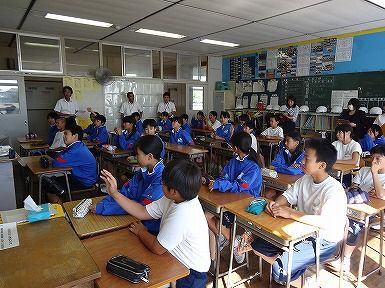 研究授業 今日の三中