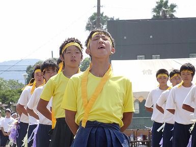 運動会 応援合戦 今日の三中