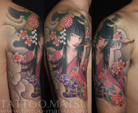 花魁 般若 ダイアモンド Tattoo Matsu Blog