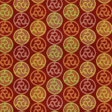 TATSUMURA Art textiles - 龍村平蔵作　干支の錦　エジプト壁画文錦　2025年干支巳(へび) TATSUMURA Art textiles - 龍村平蔵作 干支の錦 エジプト壁画文