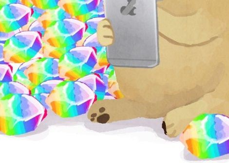 イラスト おばあちゃんの年金を全額パ ドラに課金するポメラニアン まとめッター