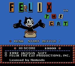 Felix The Cat レビュー ゲーム道中膝栗毛