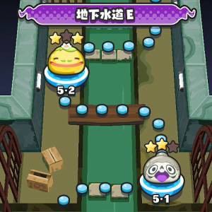 妖怪ウォッチぷにぷに 地下水道eのウラステージを攻略するニャン がめおべら