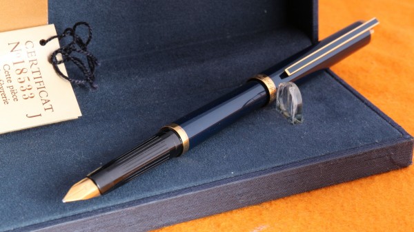 エス・テー・デュポン クラシック 純正漆（バーメイル）万年筆 (S.T.