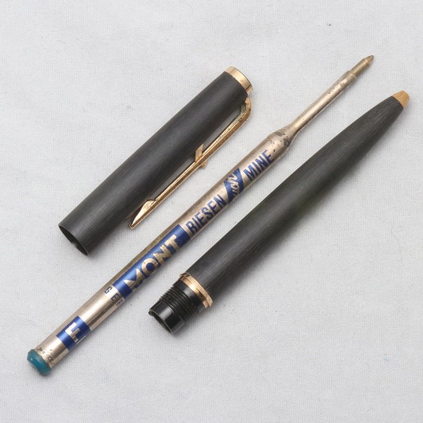 MONTBLANC - 【1970s】モンブラン　高級ボールペンNo.280 MONTBLANCブラック モンブラン 280 Silky Black Ball Point - モンブラン｜Pen Cluster