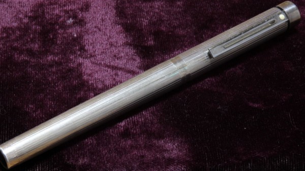 SHEAFFER 万年筆 タルガ 1004 STERLING SILVER Sheaffer Targa 1004 Fountain Pen - Sterling Silver Lined
