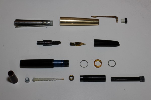 モンブラン 1960年代 二桁の分解 Fountain Pen Teardown